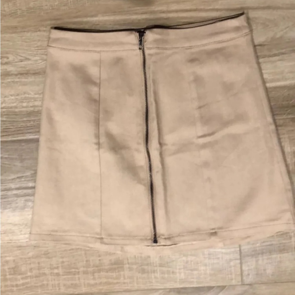 Zip Up Denim Skirt Charlotte Russe